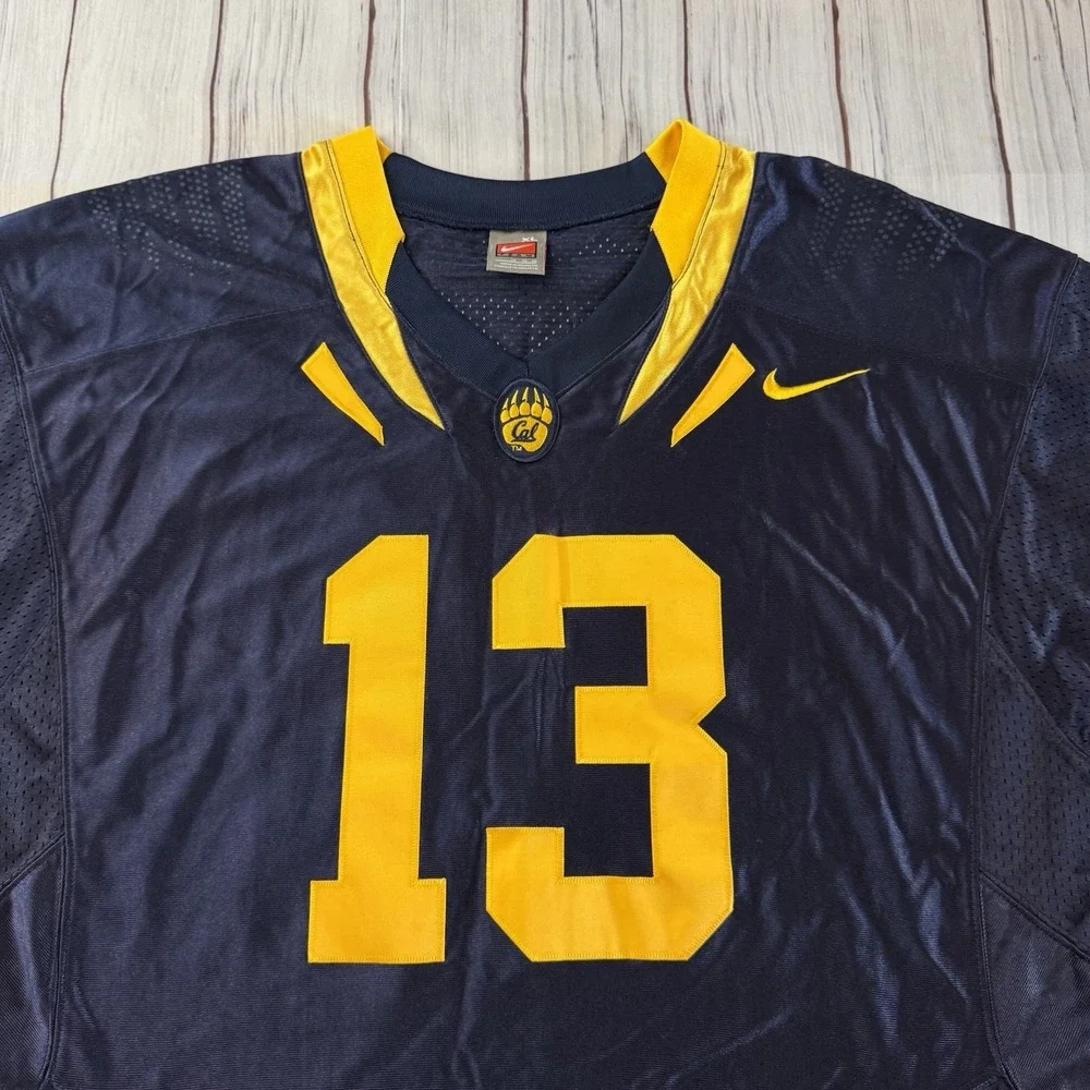 Vintage‎ Nike California Golden Bears Authentic NCAA Football Jersey #13 Mens XL